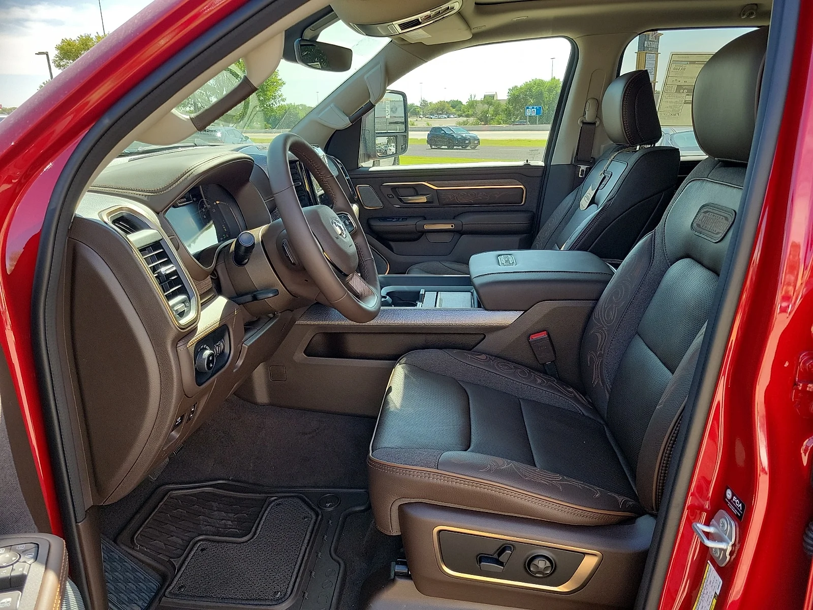 New 2027 Molten Red Pearlcoat Ram LIMITED LONGHORN CREW CAB 4X4 6