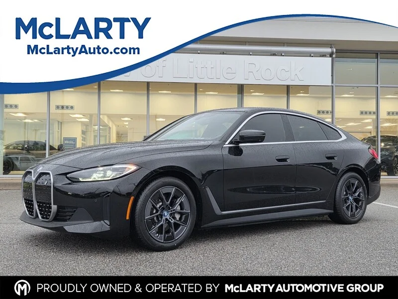Used 2023 Jet Black BMW EDRIVE40 GRAN COUPE image 1