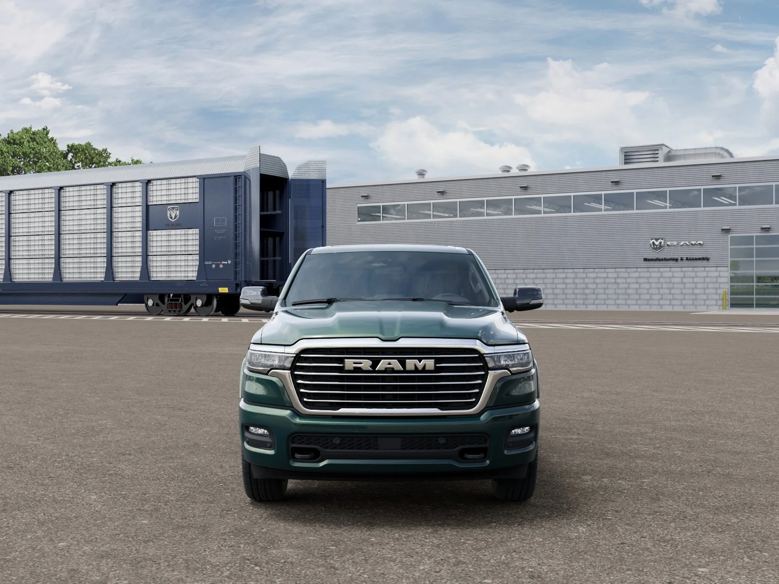New 2027 Serrano-Green Metallic Exterior Paint RAM LARAMIE image 6