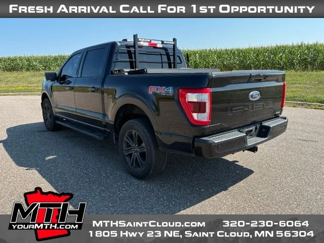 Certified Used 2022 Black Ford Lariat image 6