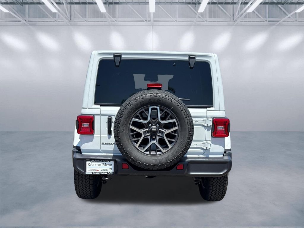 New 2026 Bright White Clear-Coat Exterior Paint Jeep Sahara image 5