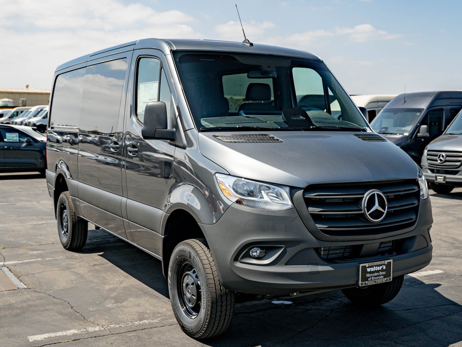 New 2026 Selenite gray metallic Mercedes-Benz 2500 Standard Roof I4 Diesel HO 144 AWD image 3