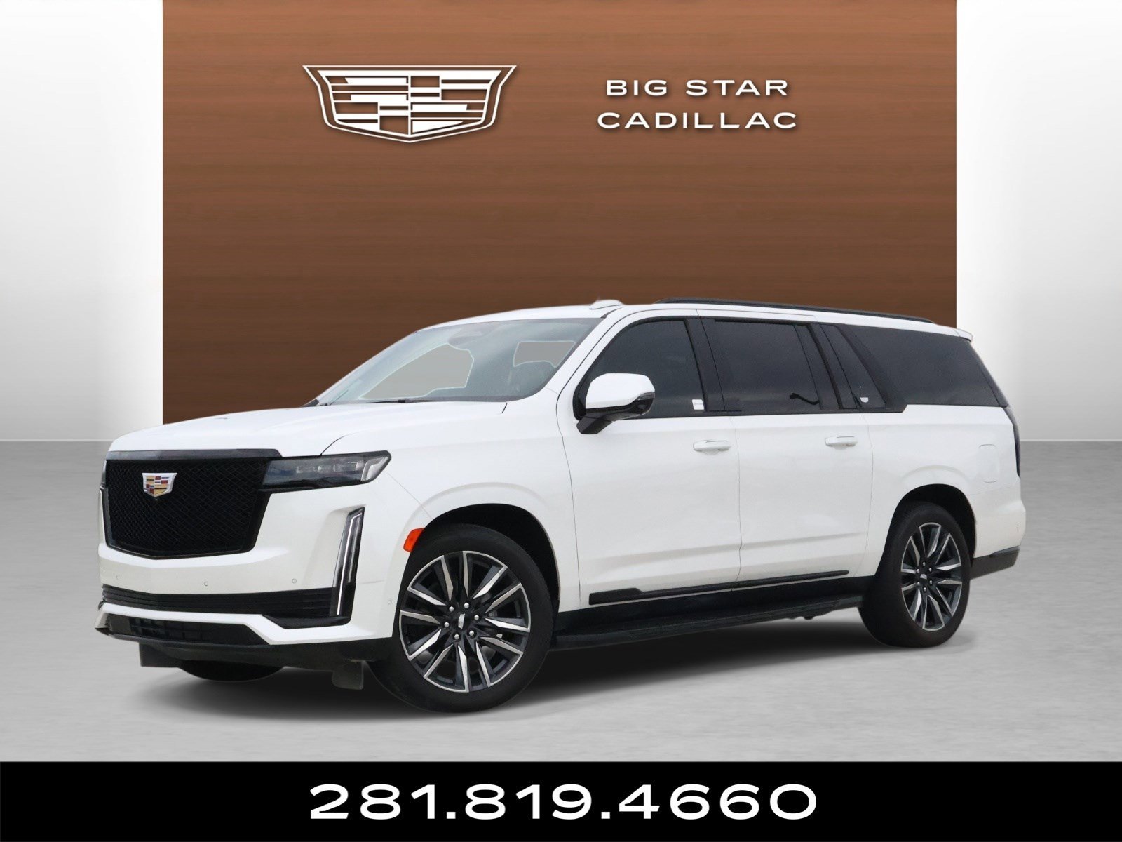 Used 2024 Crystal White Tricoat Cadillac Sport image 1
