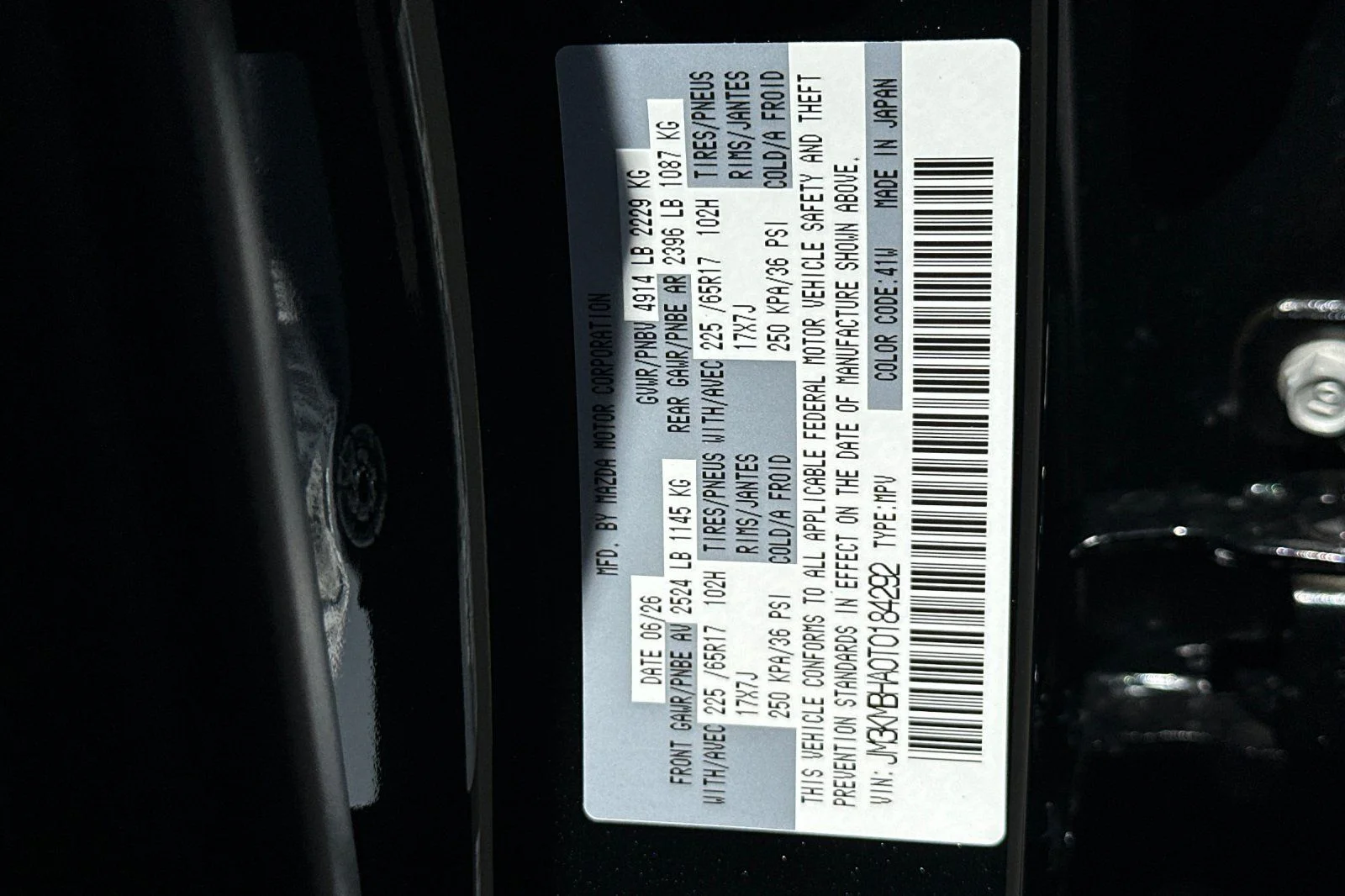 New 2026 Jet Black Mica Mazda 2.5 S Select AWD image 33