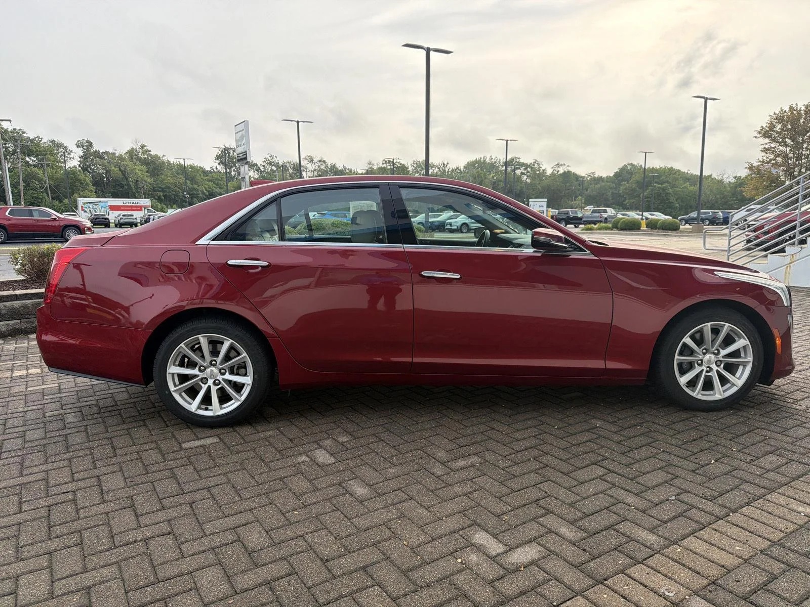 Used 2018 Red Obsession Tintcoat Cadillac AWD image 6