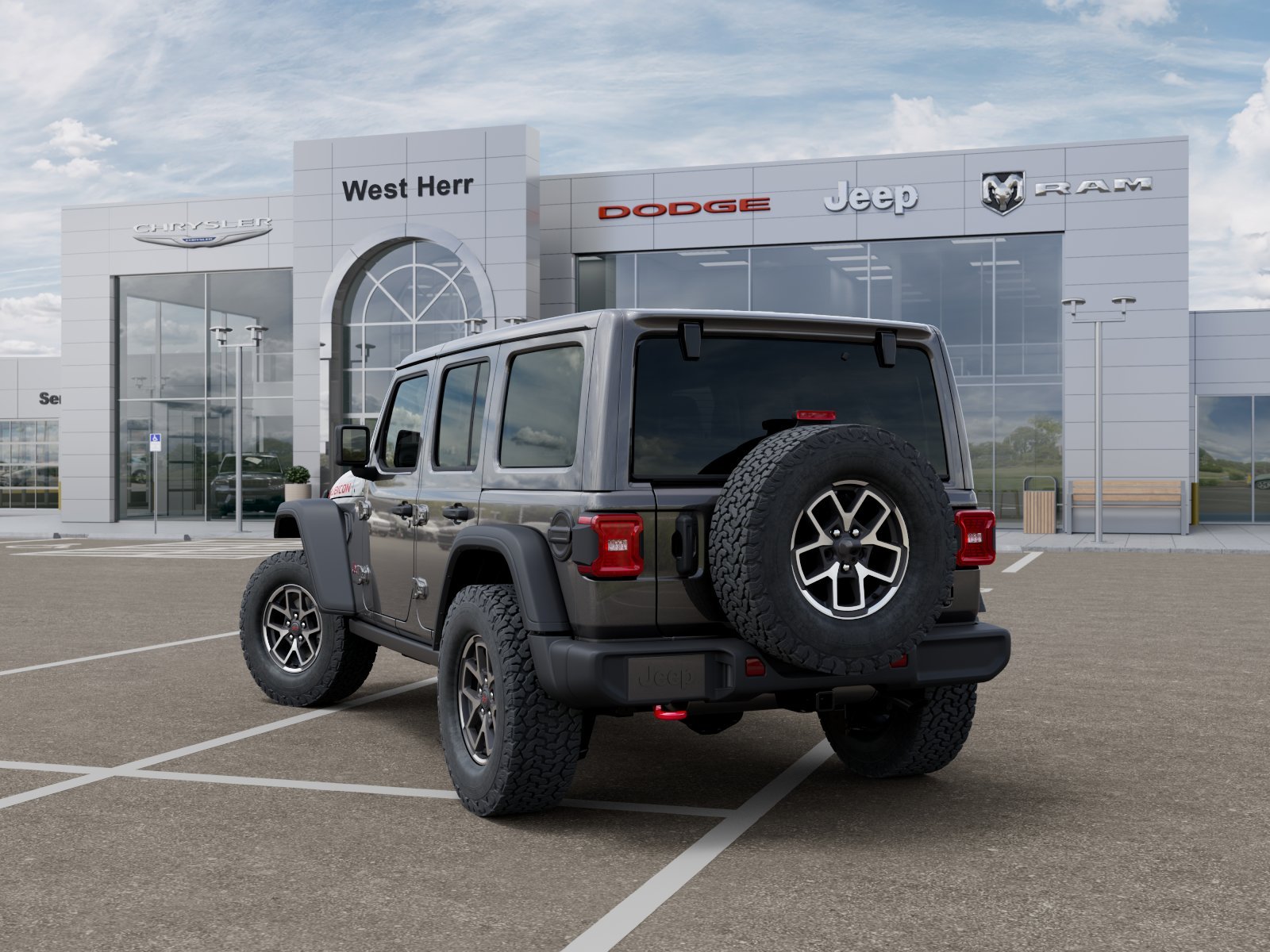 New 2026 Granite Crystal Metallic Clear-Coat Exterior Paint Jeep Rubicon image 53