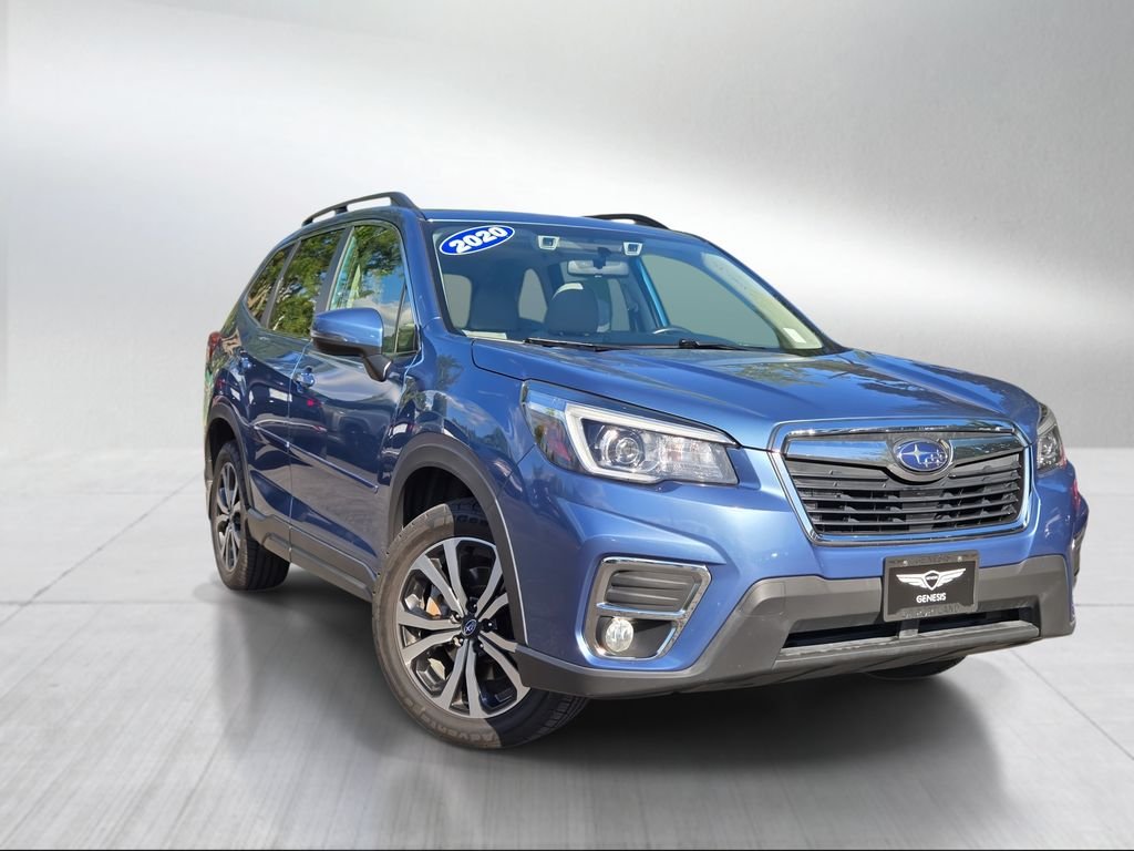 Used 2020 Horizon Blue Pearl Subaru Limited image 1