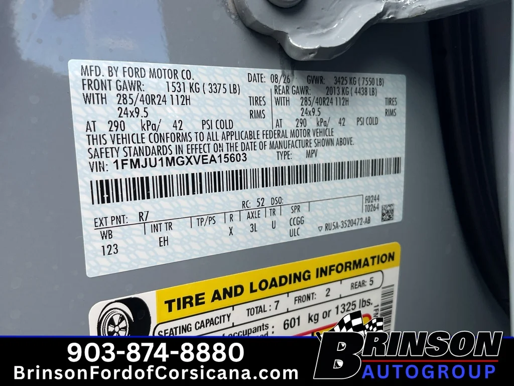 New 2027 Glacier Gray Metallic Tri-Coat Ford Platinum image 20
