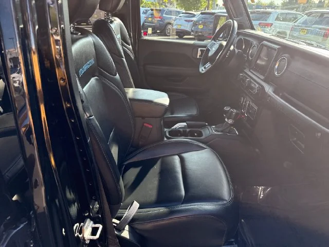 Used 2022 Black Clearcoat Jeep Unlimited Rubicon 4xe image 9