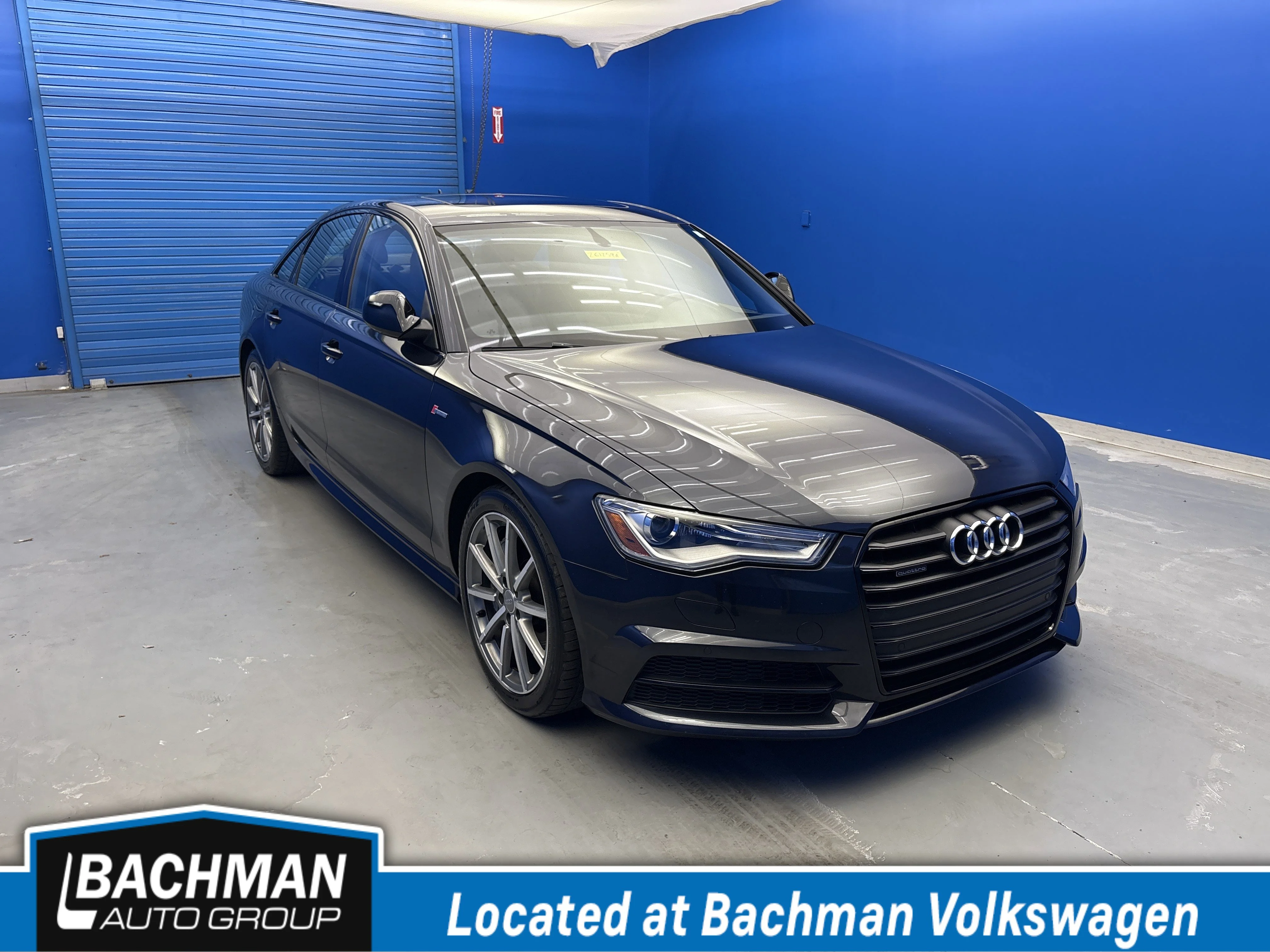 Used 2018 Moonlight Blue Metallic Audi Premium image 1