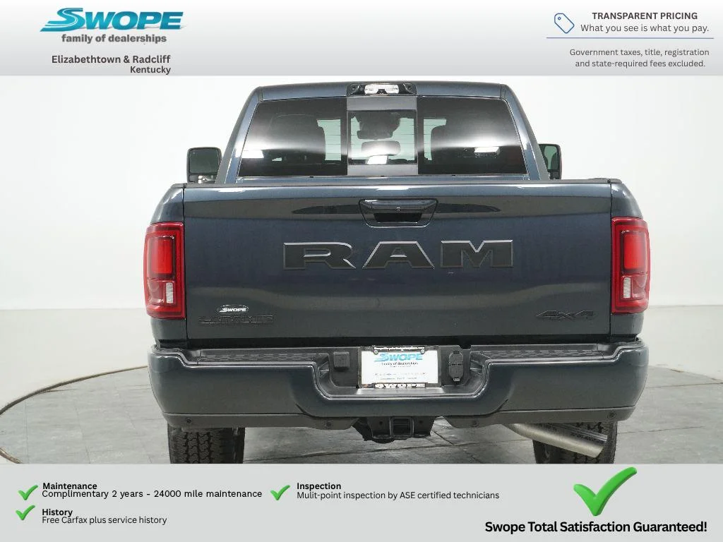 New 2026 Forged Blue Metallic Exterior Paint RAM Laramie image 4