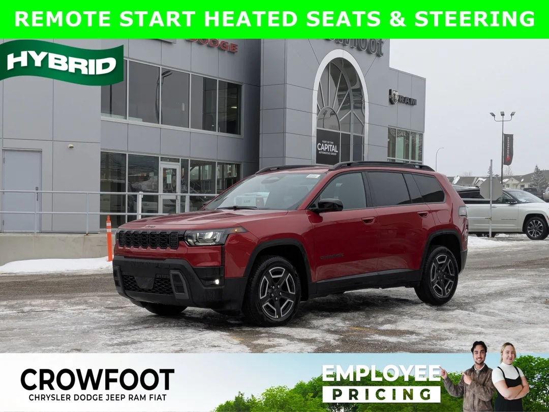 New 2026 Red Jeep Laredo - - 4x4 - 1.6L Turbo Hybrid - 12.3 Uconnect 5 Display - Selec-Terrain System & More! image 1