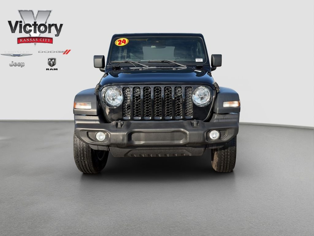 Used 2024 Jeep Wrangler 4-Door Sport S with VIN 1C4PJXDN8RW107155 for sale in Kansas City