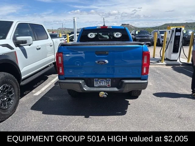 Used 2021 Blue Ford Lariat image 3