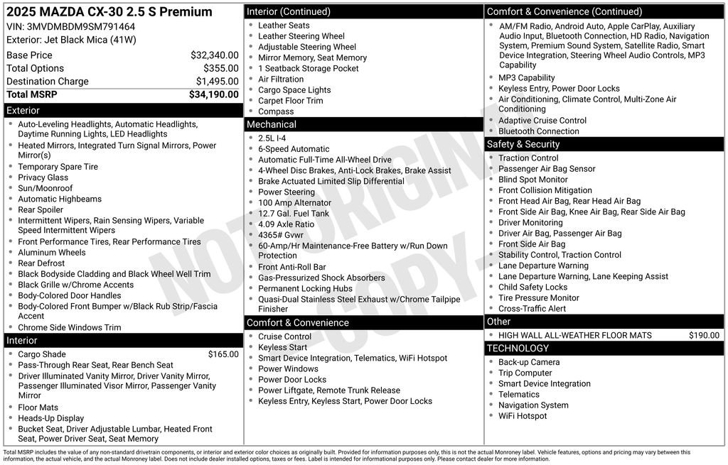 2025 Mazda CX-30 Premium - Photo 3