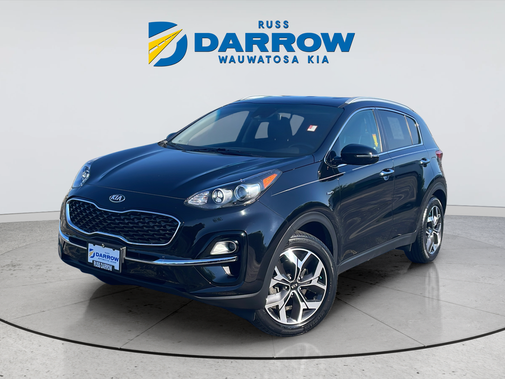Used 2021 Red Kia EX image 1