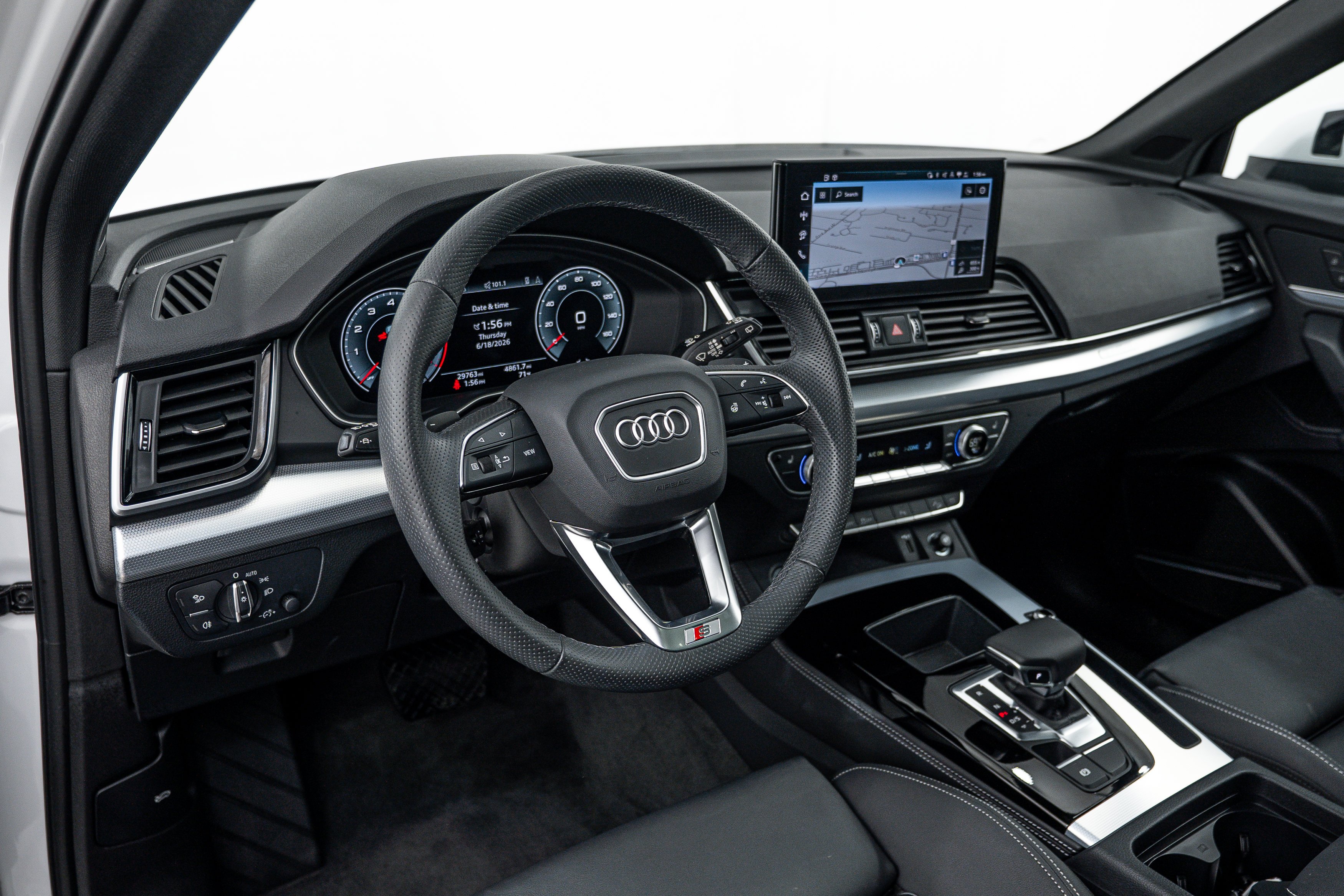 Certified Used 2024 Glacier White Metallic Audi S line Premium Plus image 9