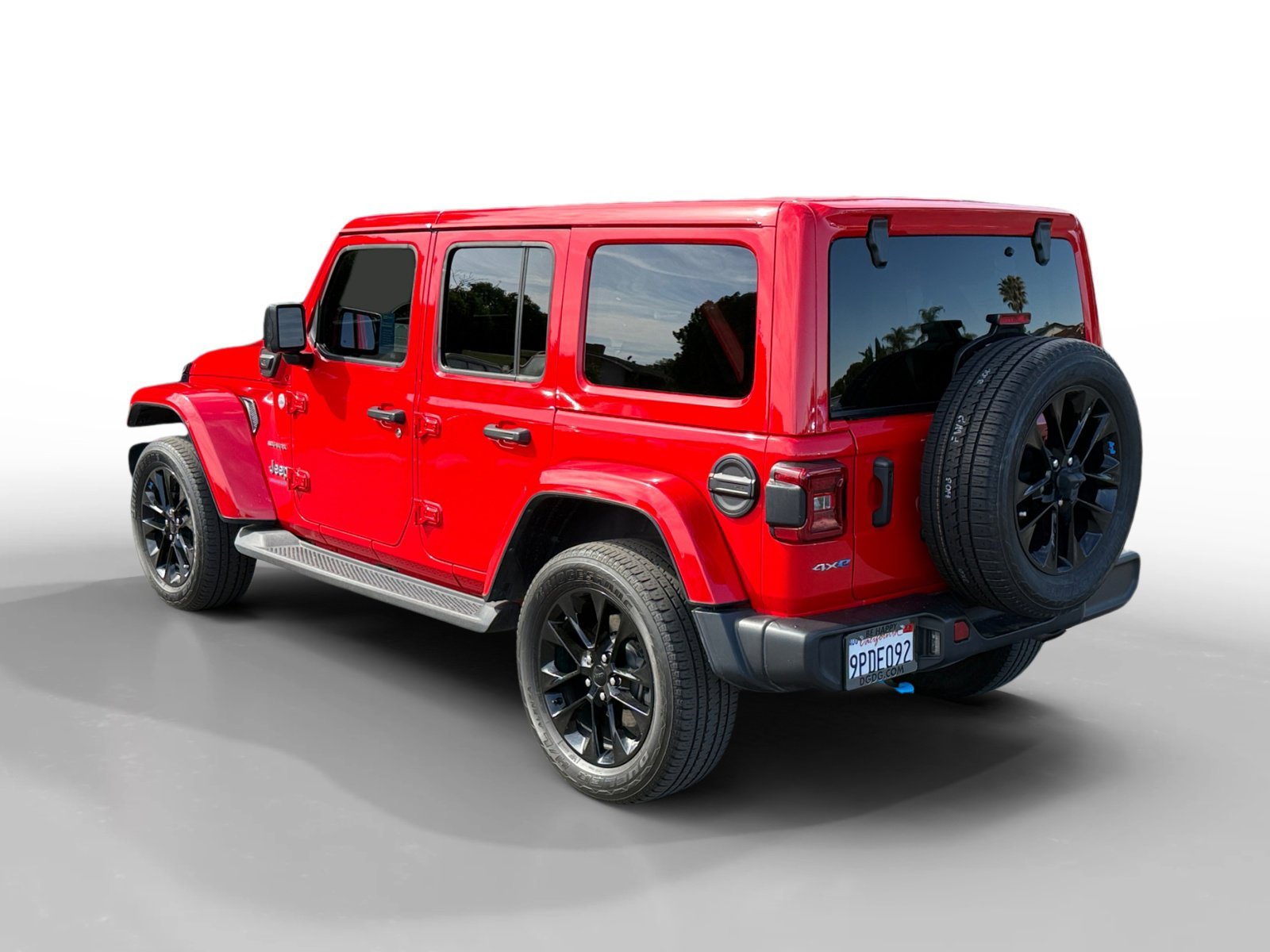 Used 2023 Firecracker Red Clearcoat Jeep Sahara 4xe image 3
