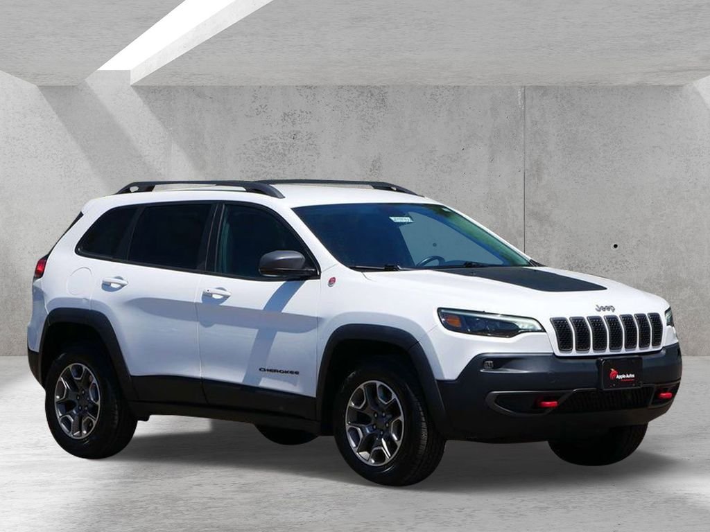 Certified Used 2020 White Jeep Trailhawk image 1