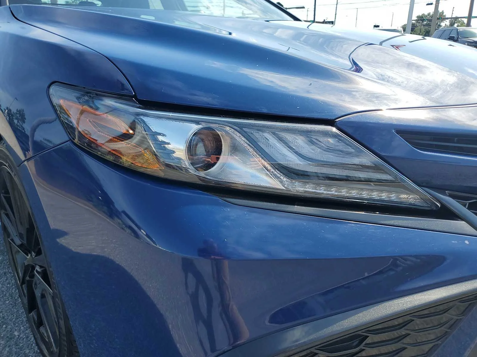 Used 2024 Blue Toyota XSE image 11