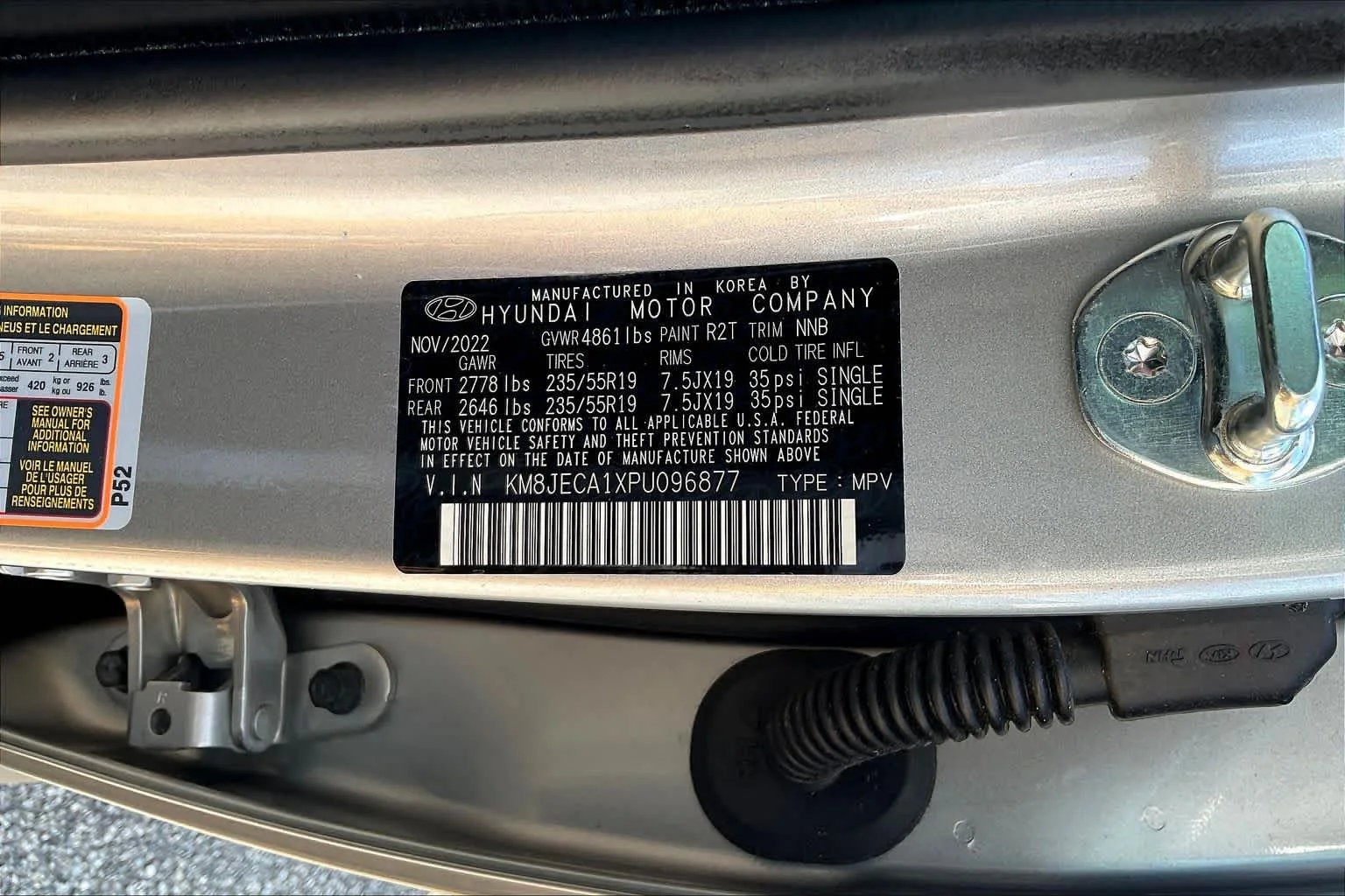 Used 2023 Shimmering Silver Hyundai Limited image 67