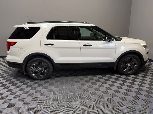 Certified Used 2018 White Platinum Clearcoat Metallic Ford Sport image 7