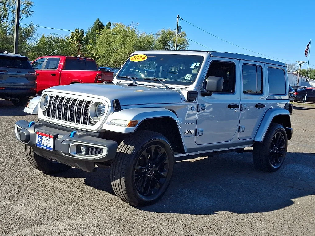 Used 2024 Silver Jeep Sahara 4xe image 6