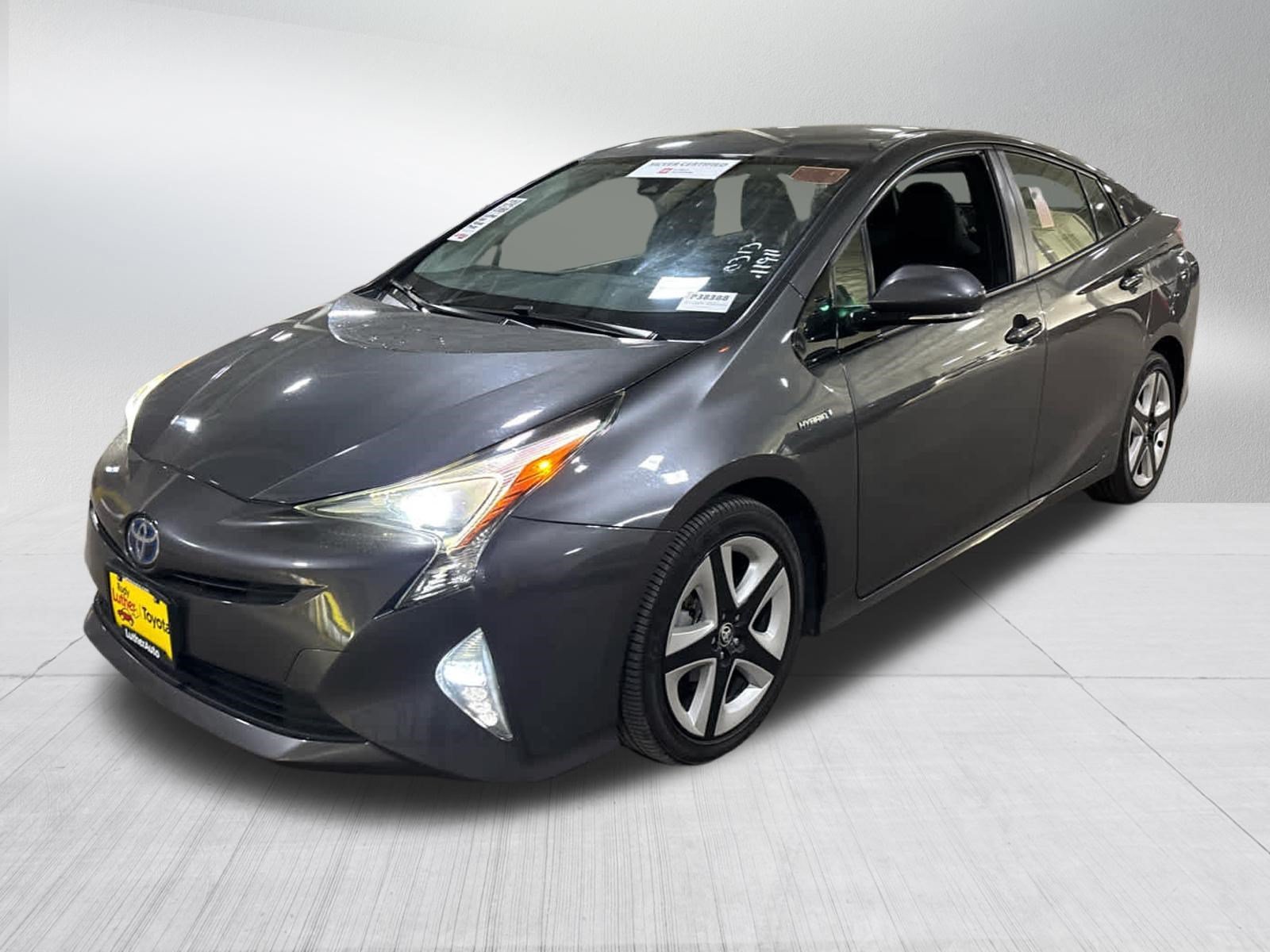 Used 2017 Magnetic Gray Metallic Toyota Three Touring image 3