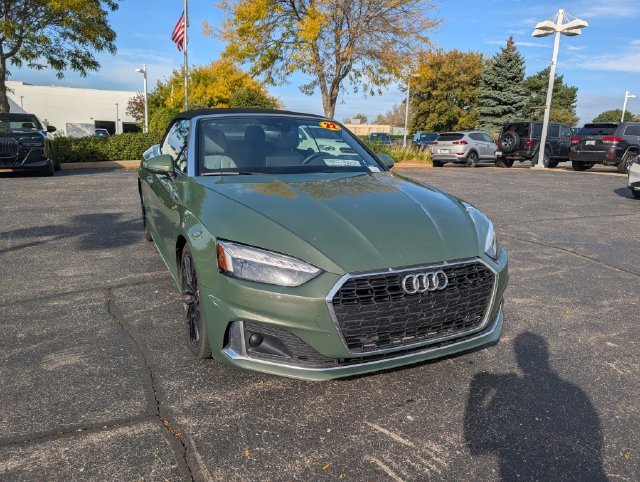 Used 2022 District Green Metallic/Black Roof Audi 45 Premium Plus image 7
