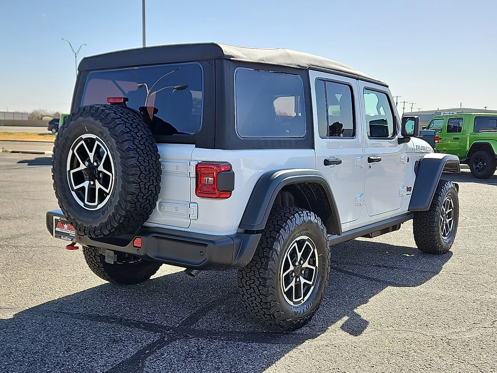 New 2026 Bright White Jeep 4-DOOR RUBICON image 3