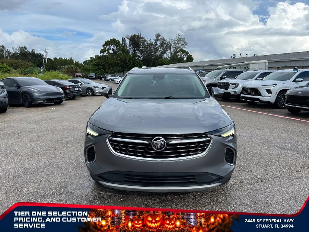 Used 2021 SATIN STEEL METALLIC Buick Preferred image 3