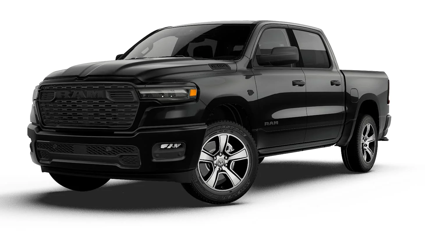 New 2027 Diamond Black Crystal Pearl-Coat Exterior Paint RAM  image 1