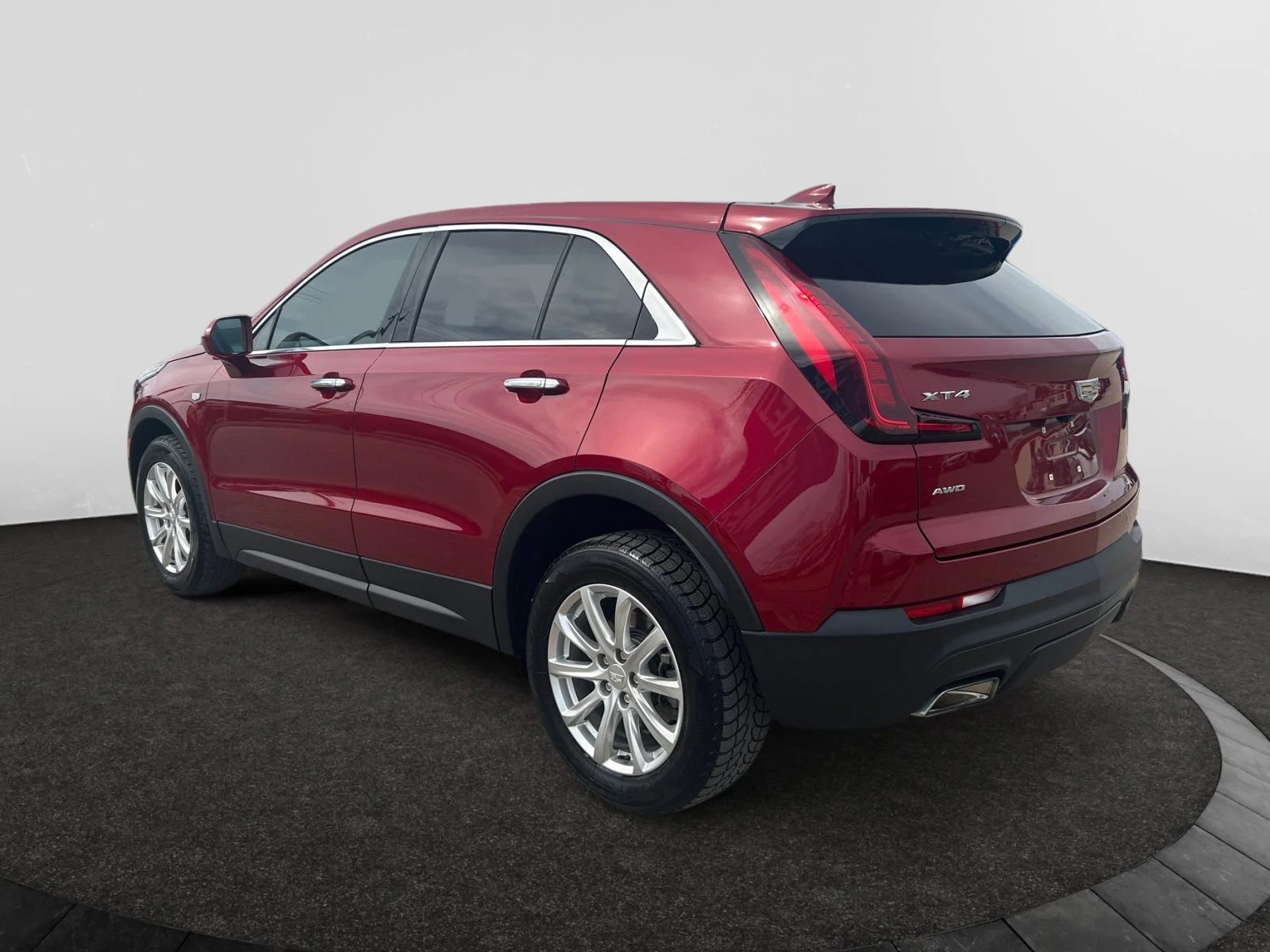 Used 2019 RED Cadillac AWD LUXURY AWD image 3