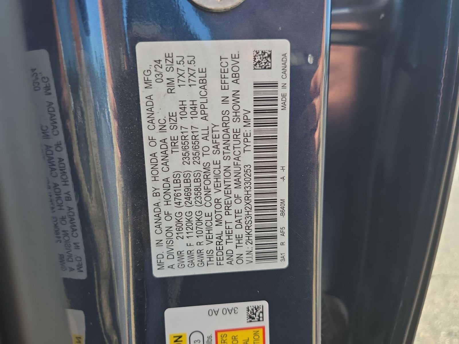 2024 Honda CR-V LX - Photo 29