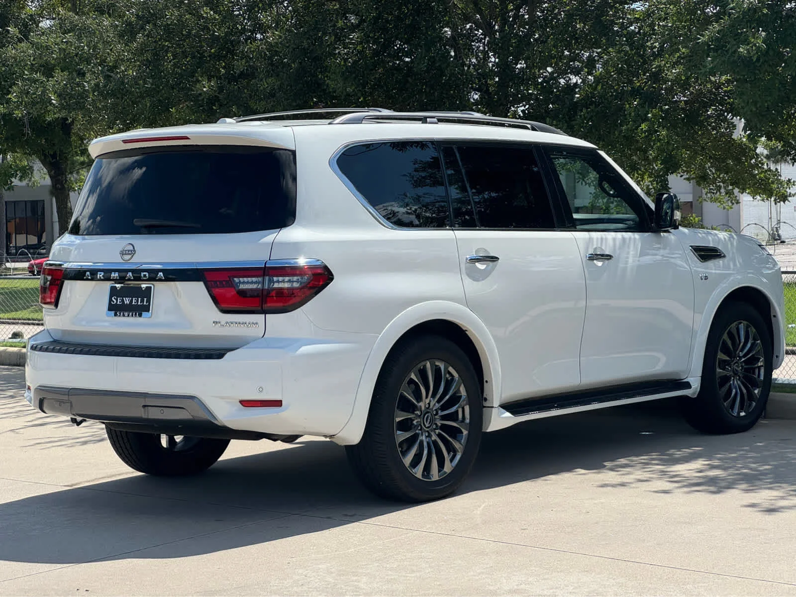 Used 2021 Aspen White Tricoat Nissan Platinum image 5