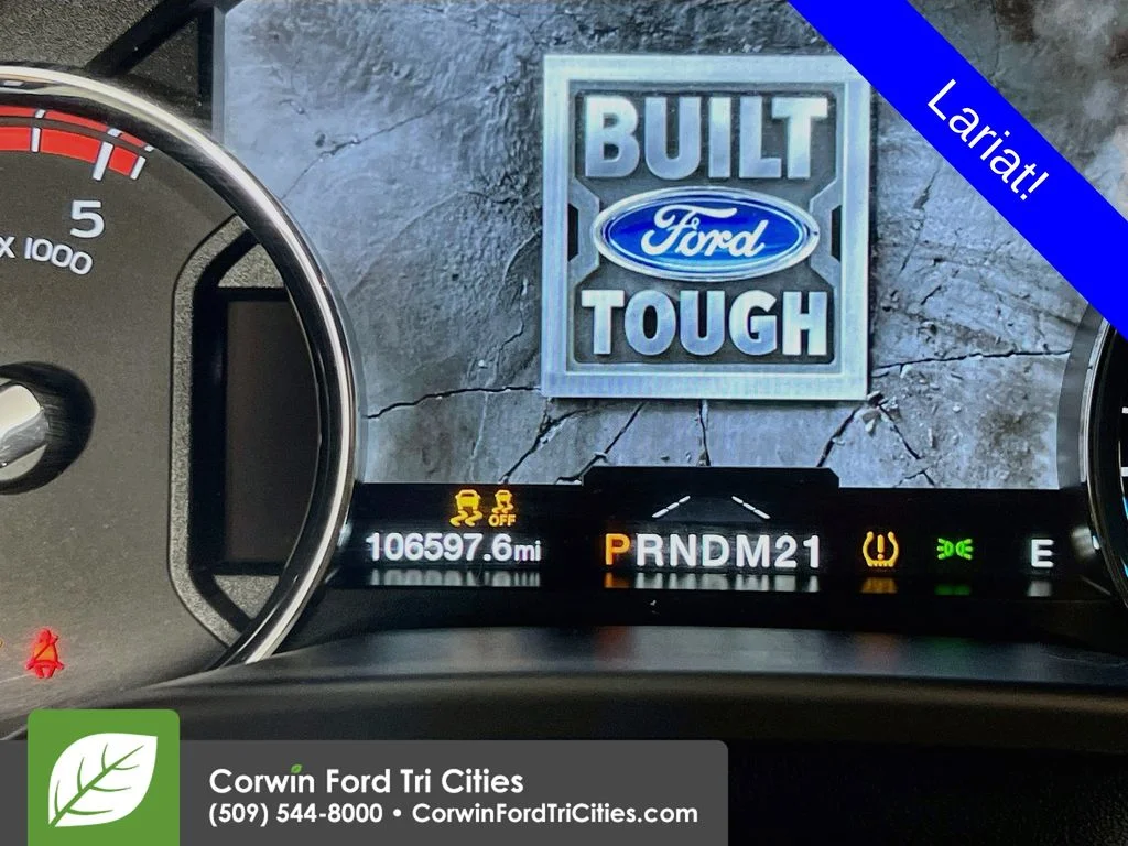 Used 2017 Shadow Black Ford Lariat image 2