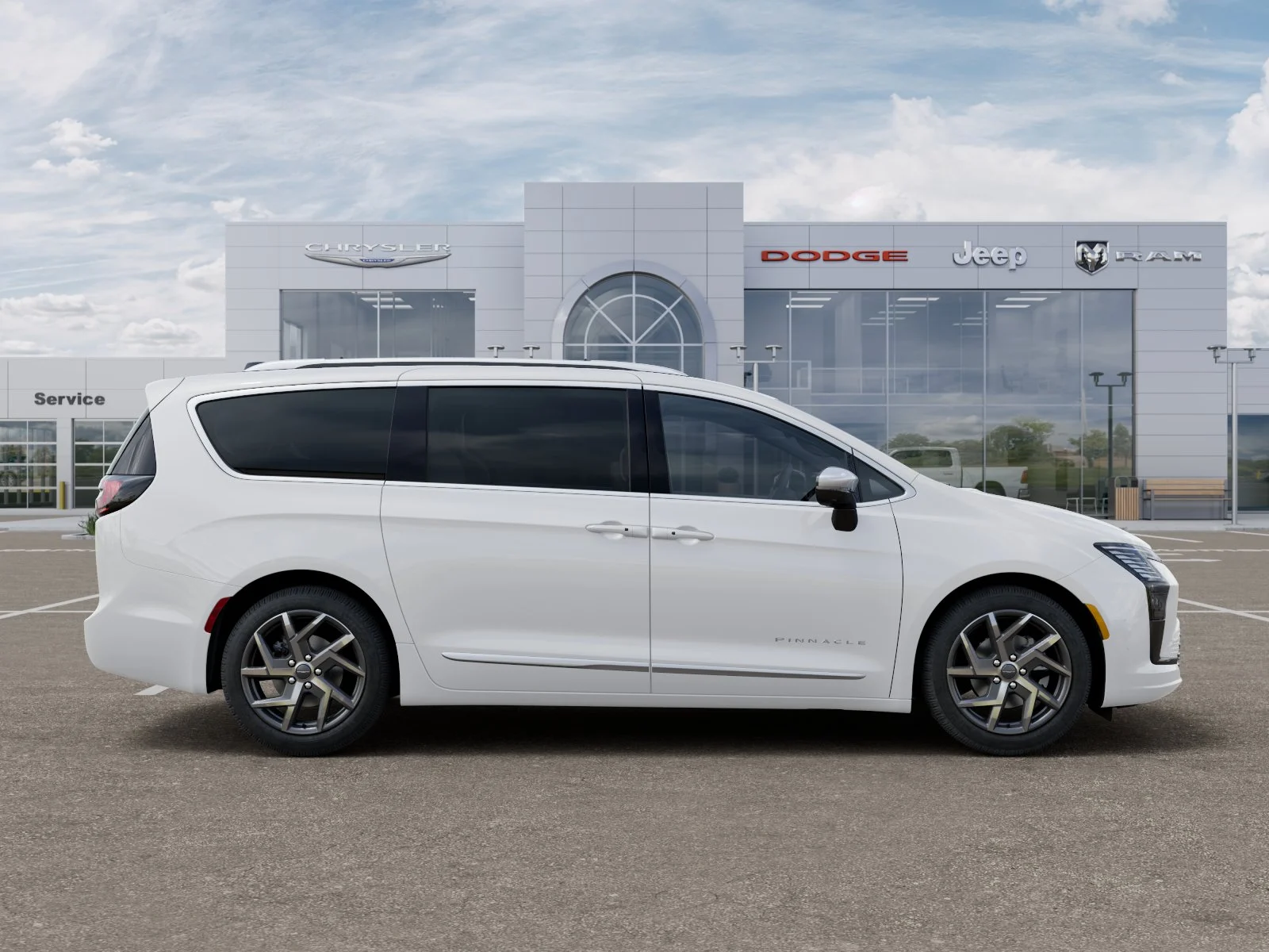 New 2027 Bright White Clear-Coat Exterior Paint Chrysler Pinnacle image 52