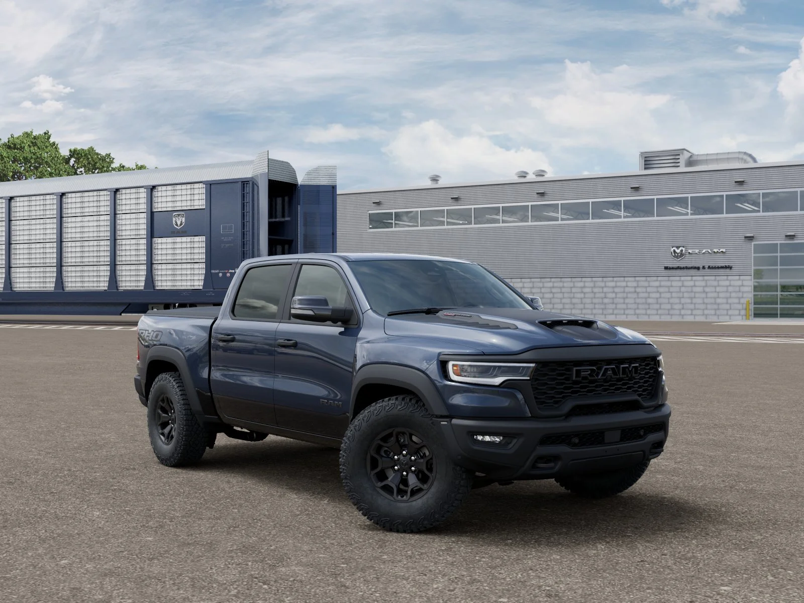 New 2026 Forged Blue Metallic Exterior Paint RAM RHO image 3
