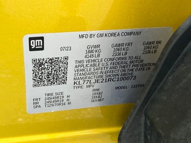 Certified Used 2024 Nitro Yellow Metallic Chevrolet 2RS image 23