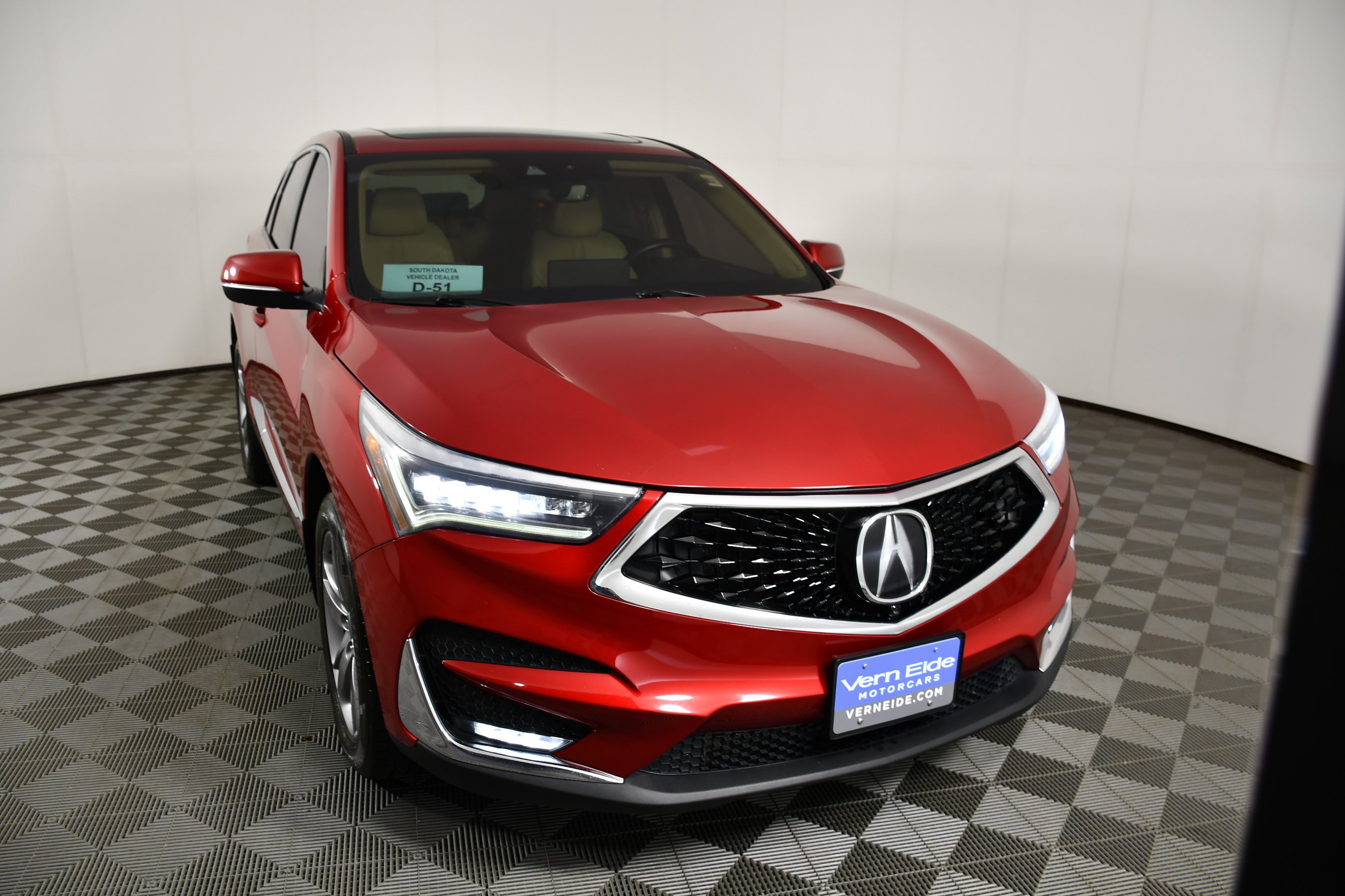 Used 2019 Maroon Acura w/Advance Pkg image 3