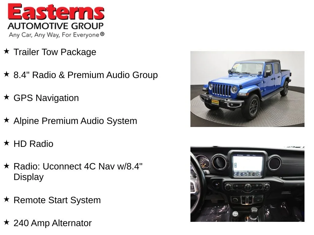 Used 2021 Blue Jeep Overland image 11