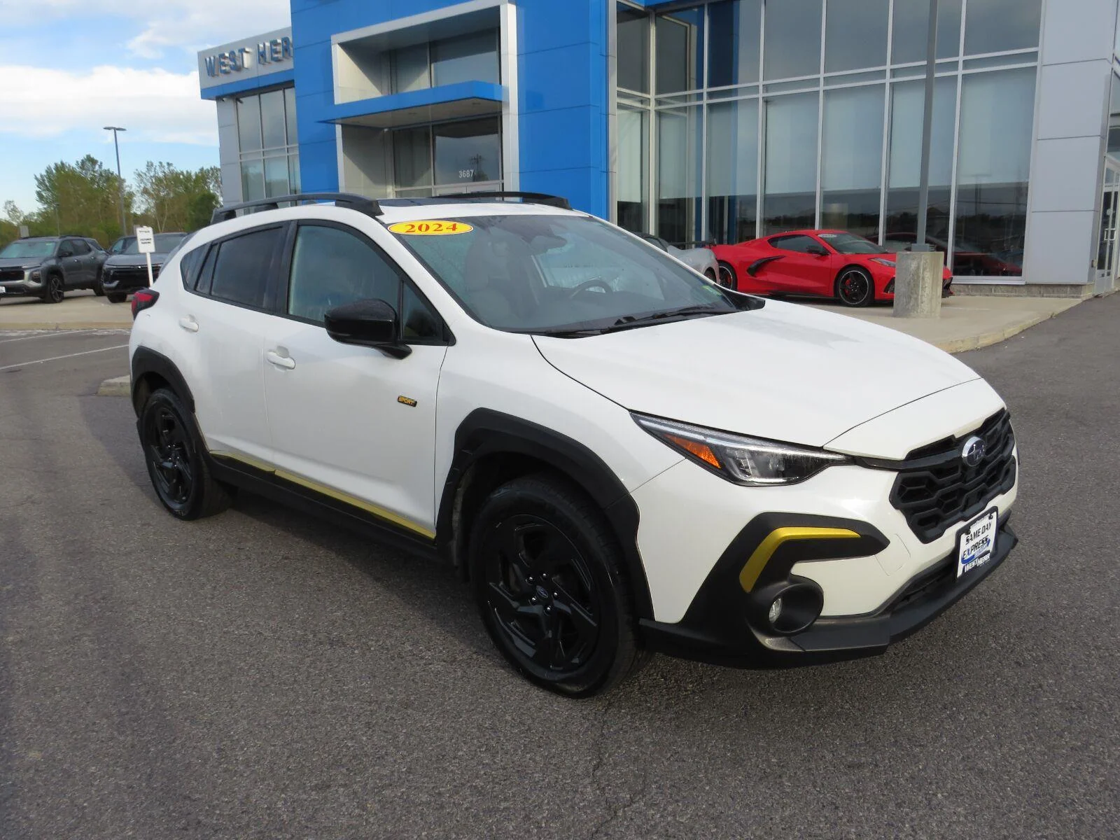 Used 2024 Crystal White Pea Subaru Sport image 4
