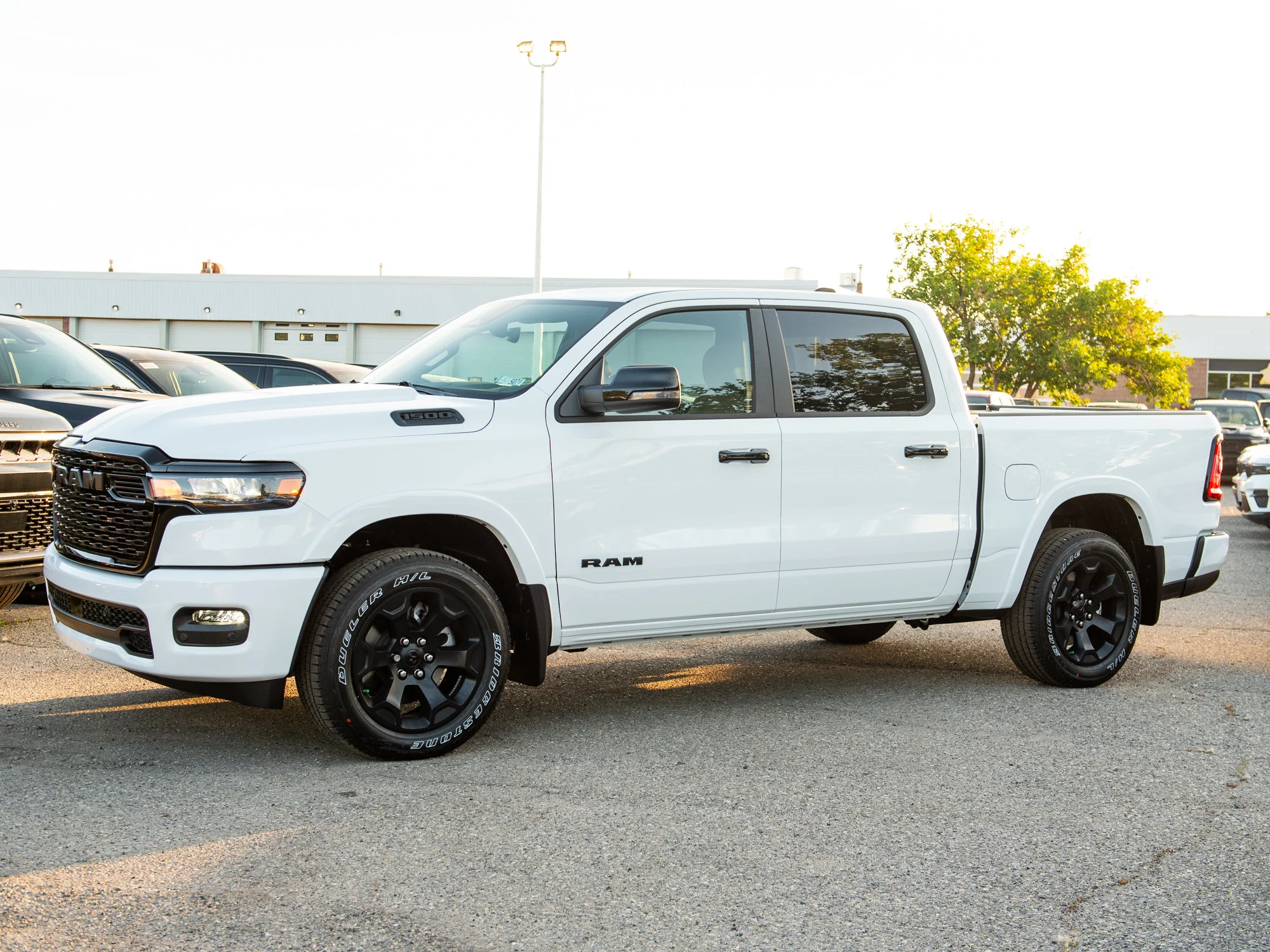 New 2026 White RAM Big Horn Night* Crew Cab 4x4, Heated Seats/Wheel, 3.92 Rear Axle Ratio image 2
