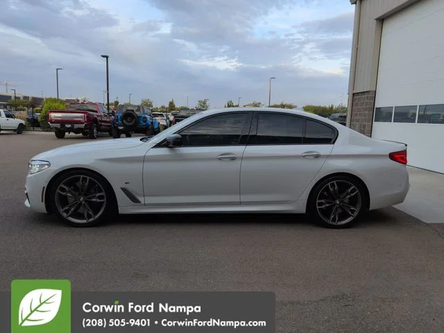 Used 2018 White BMW M550i xDrive image 6
