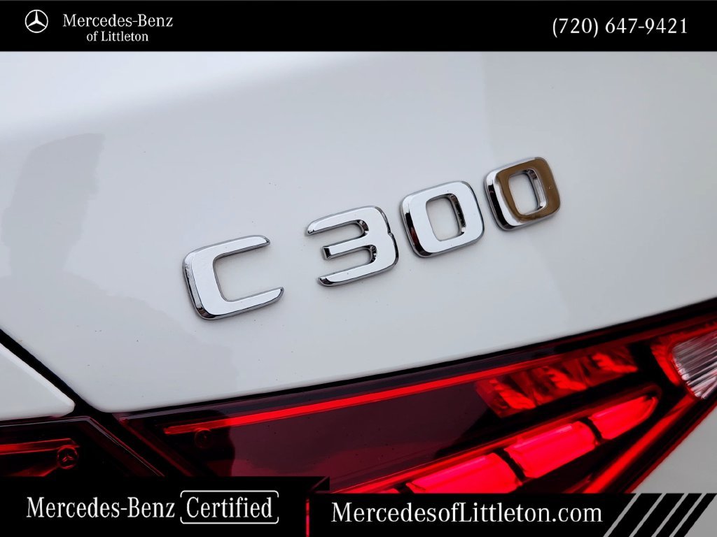 Certified Used 2024 White Mercedes-Benz C 300 image 11