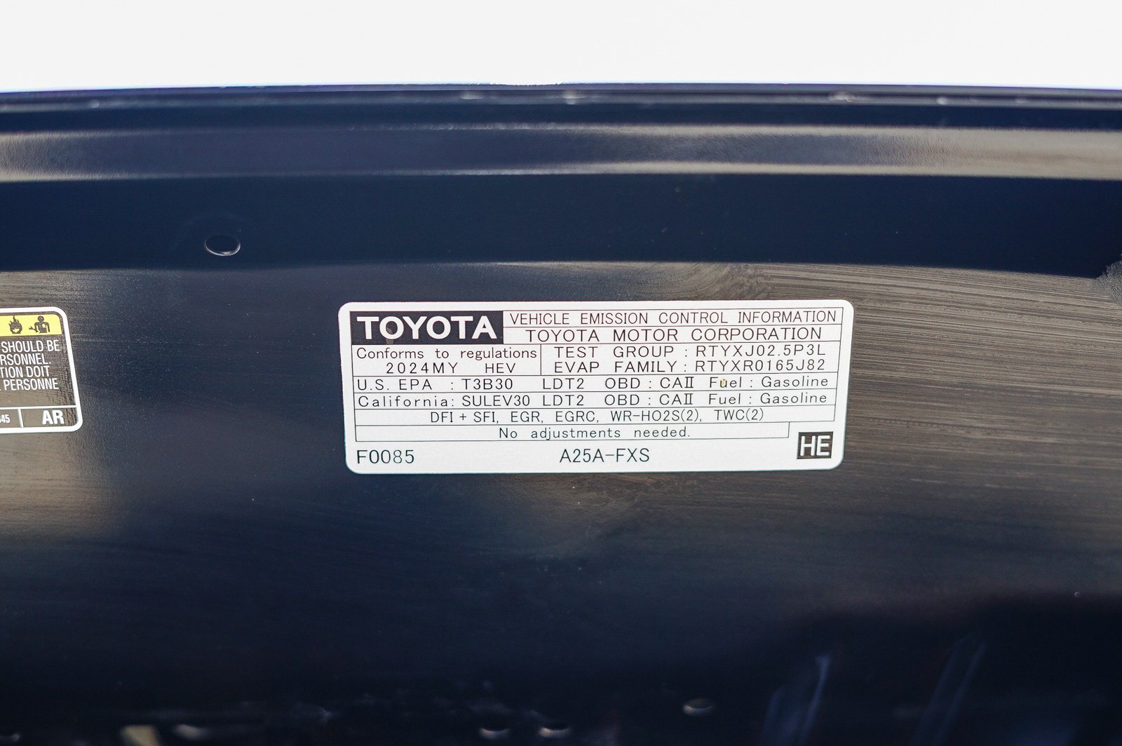 Used 2024 Midnight Black Metallic Toyota Hybrid LE image 30