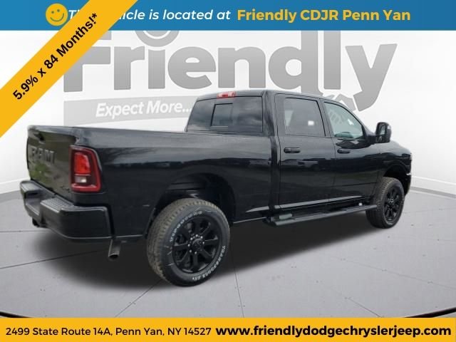 New 2026 Diamond Black Crystal Pearl-Coat Exterior Paint RAM Tradesman image 5