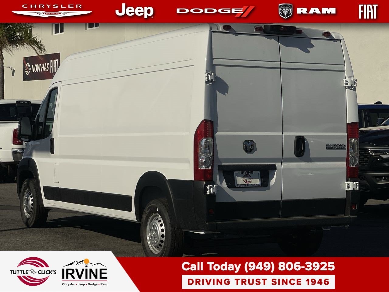 New 2026 Bright White Clear-Coat Exterior Paint RAM Tradesman image 10