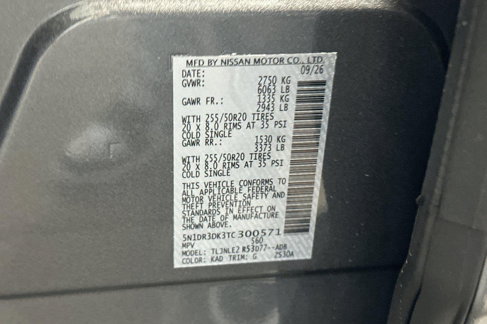 New 2026 Gun Metallic Nissan Platinum image 27