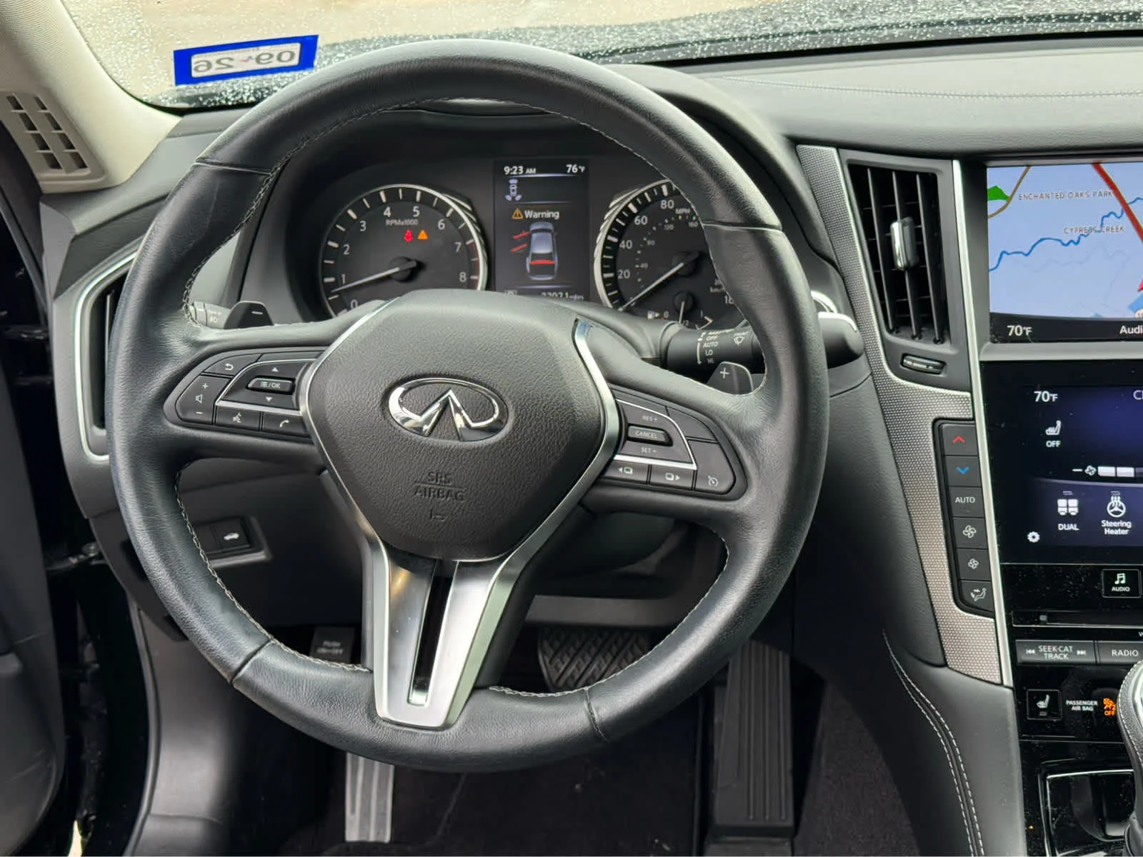Certified Used 2019 Midnight Black INFINITI 3.0t SPORT image 23